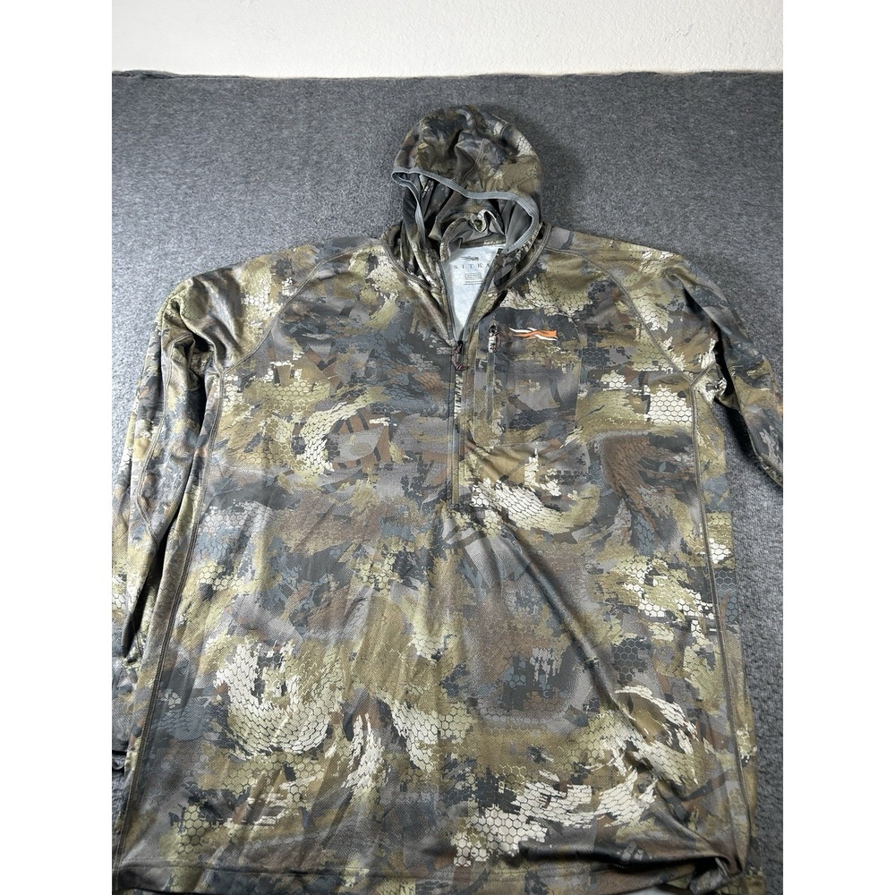 Sitka Men's Core Optifade Lightweight Quarterzip Hoodie Camo 3XL